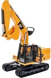 Actual product image Bruder Cat backhoe