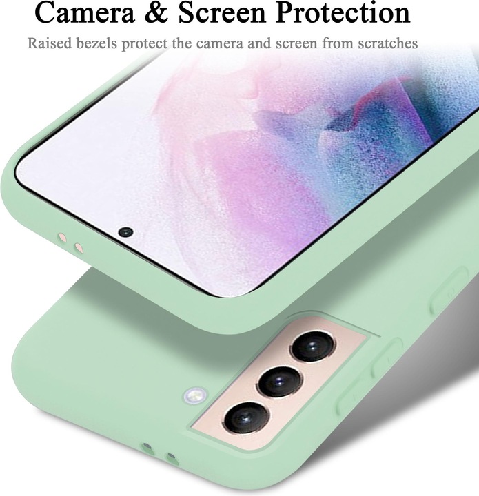 Actual product image Cadorabo TPU Liquid Silicone Case Cover (Samsung Galaxy S21+)