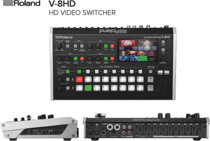Actual product image Roland V-8hd 8 Channel HD Video Switcher