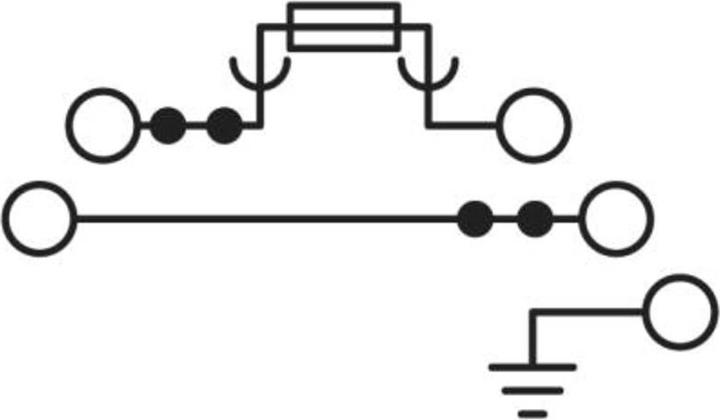 Actual product image Phoenix Contact PT 4-PE/L/HESI (5X20) 3002602 Fuse feed-through terminal 0.20 mm² 4 mm² Black 50 pcs.