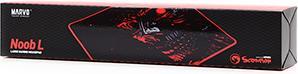 Produktbild Marvo Noob L schwarz-rot / Gaming-Mauspad / 450 x 400 x 3 mm (L)