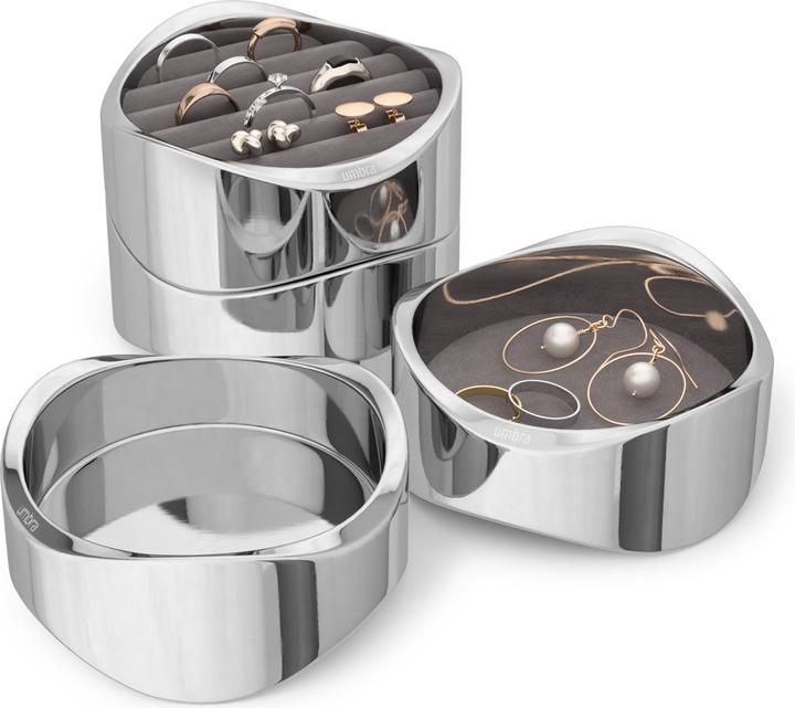 Image du produit Umbra Boîte à bijoux Mavy 11 cm, argent