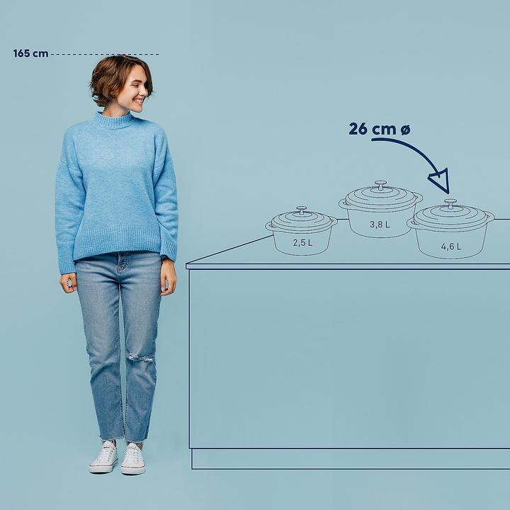 Actual product image Kela Calido (26 cm, Casserole + Stewpot, Cast aluminium)