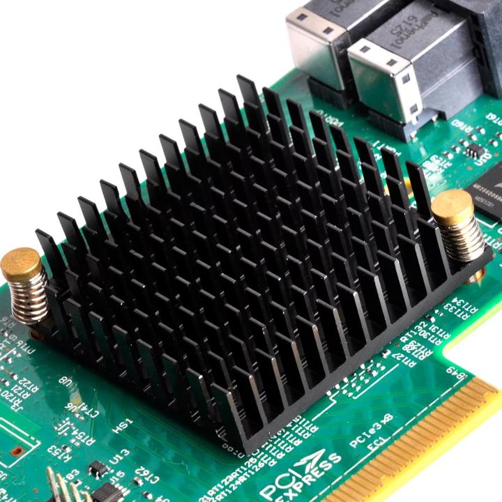 Produktbild Silverstone SST-ECS05 RAID-Contr. PCIe x8 für 8x SAS/SATA (9311-8i)