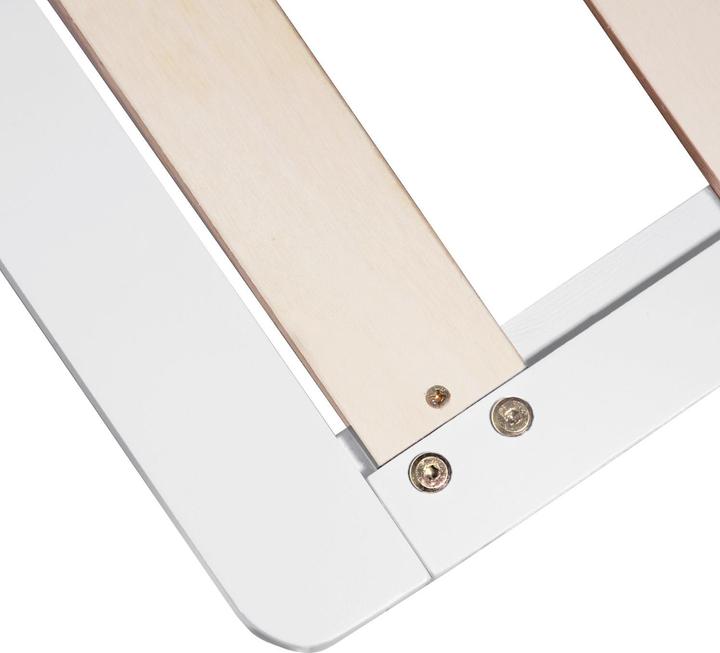 Immagine prodotto Jamb Letto pallet Letto in legno 140x200cm in legno massiccio bianco (140 x 200 cm)