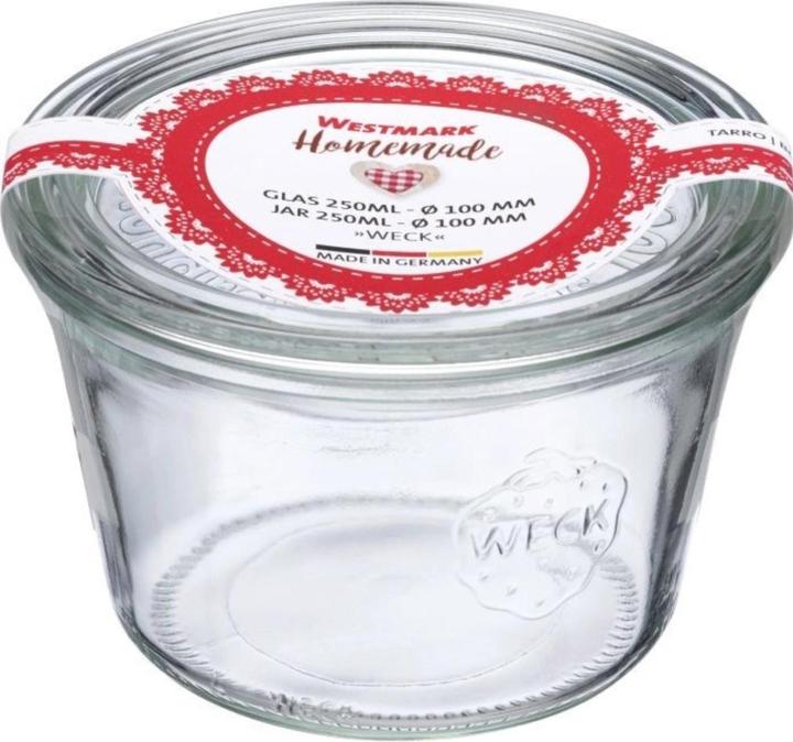 Immagine prodotto Westmark Bicchieri Weck 250ml, D100 mm (0.25 l)