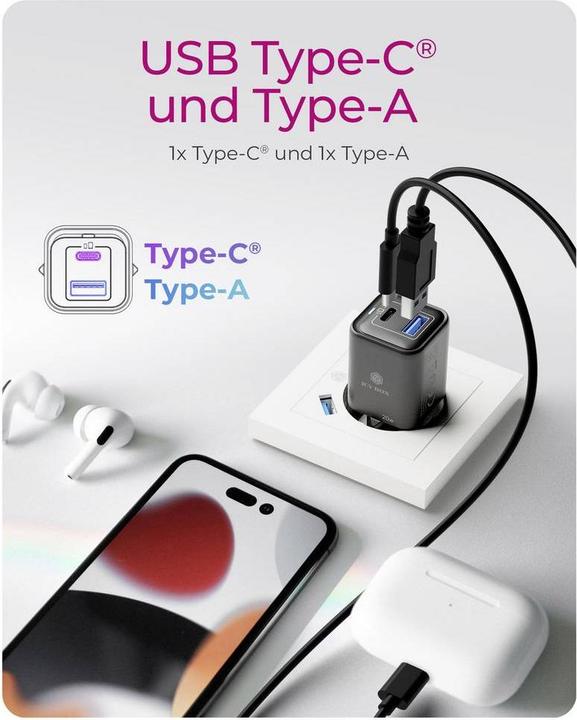 Produktbild Icy Box IB-PS1020-PD (20 W, 2 Ports)