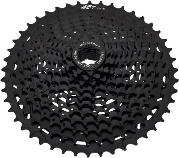 Actual product image Micro Shift Microshift XLE cassette 11th-row, steel up to 40T aluminium 46T, compatible with Shimano (11-speed, 11-40)