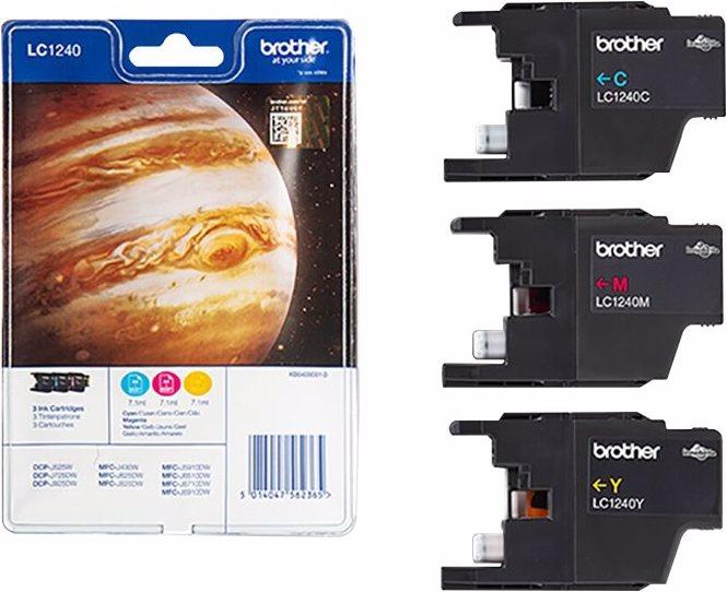 Image du produit Brother LC-1240 BLISTER ARC-EN-CIEL (M, C, Y)