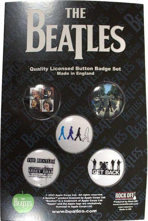 Actual product image The Beatles 1969-1970 Badge (Pack of 5)