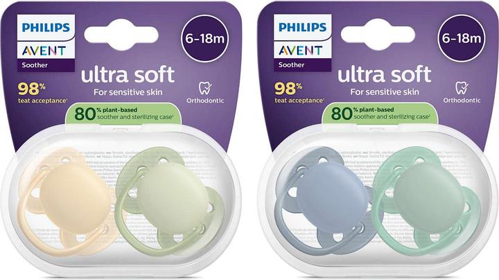 Immagine prodotto Philips Avent Pacifier SCF091/53 ultra soft (4 x, 6 - 18 M.)