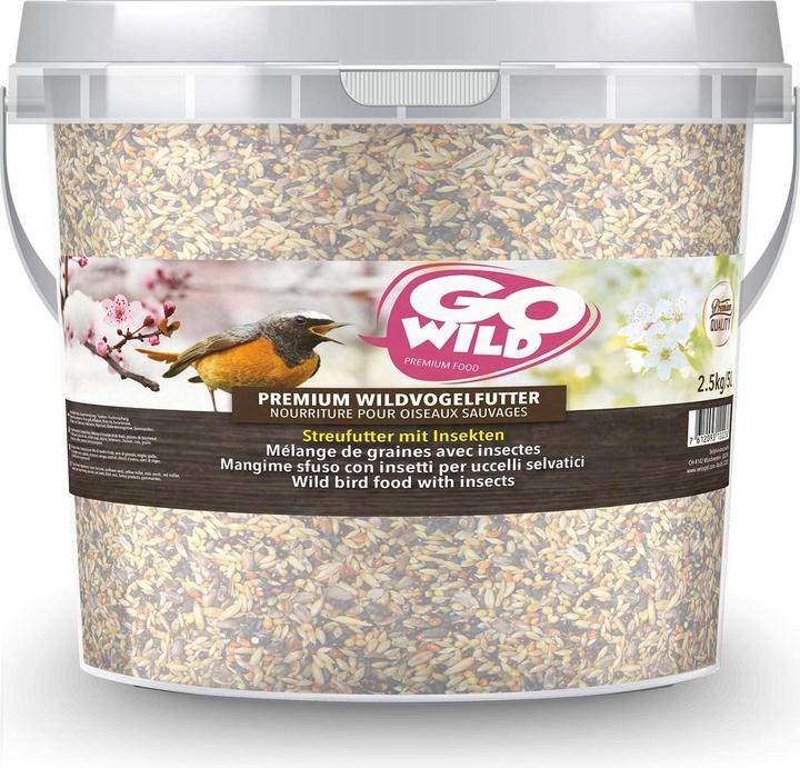Actual product image GoWild Straw feed with insects (1 x, 2.50 kg)