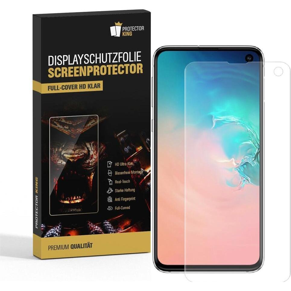 Protectorking 6x Premium Displayschutzfolie 3D KLAR (6 Stück, Samsung Galaxy S10e), Smartphone Schutzfolie