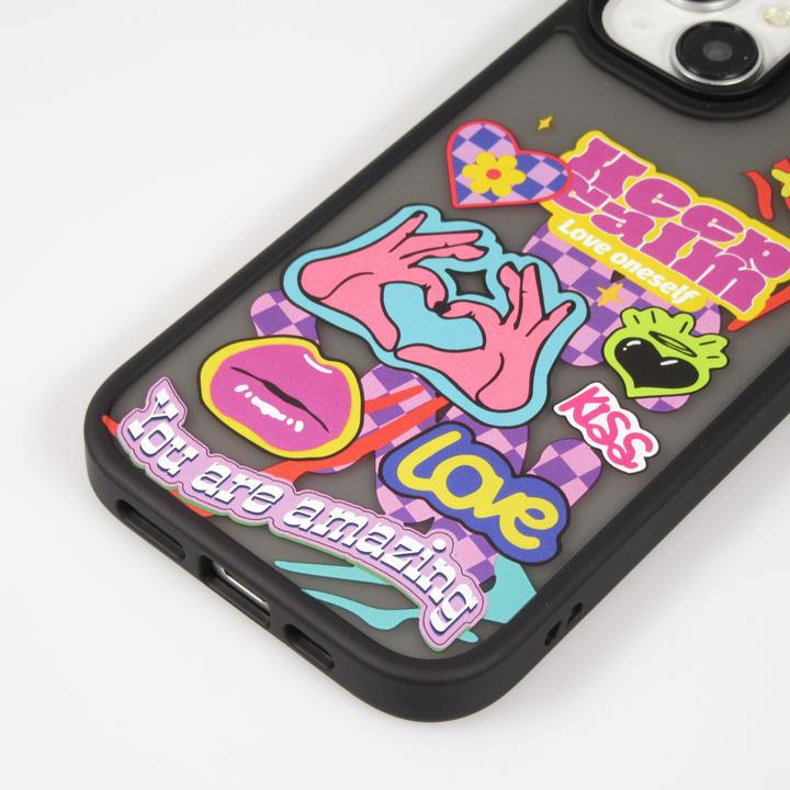 Produktbild PhoneLook Hülle Gummi Blur Keep Calm transparent (Apple iPhone 15)