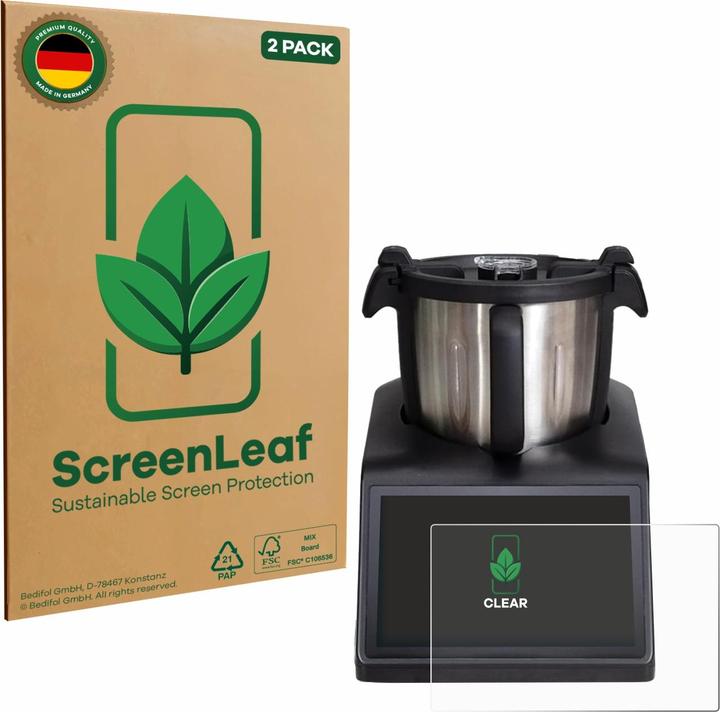 Actual product image ScreenLeaf Screen Protector sustainable Screen Protection, clear, anti-scratch