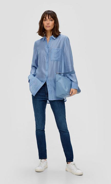 Image du produit s.Oliver Bluse Longbluse aus Lyocellmix (40)