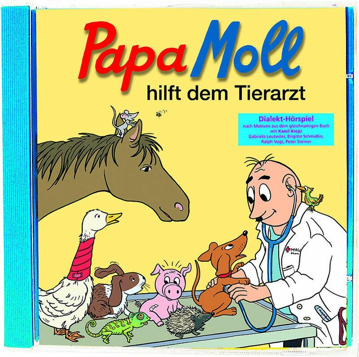 Globi CD Papa Moll hilft dem Tierarzt (Jürg Lendenmann, Raphael und Corinne Volery-Schroff, Deutsch, Französisch)