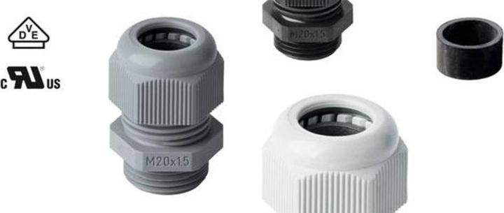 Actual product image Jacob JACO cable gland light grey