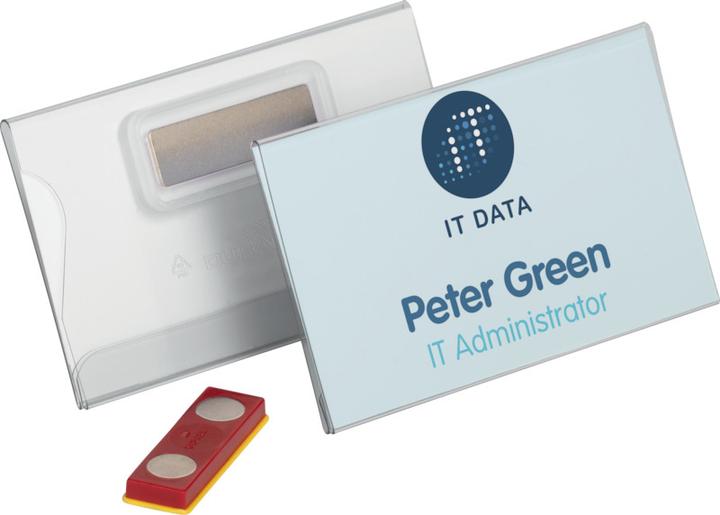 Produktbild Durable Hartfolien-Namensschild mit Magnet verdrehsicher