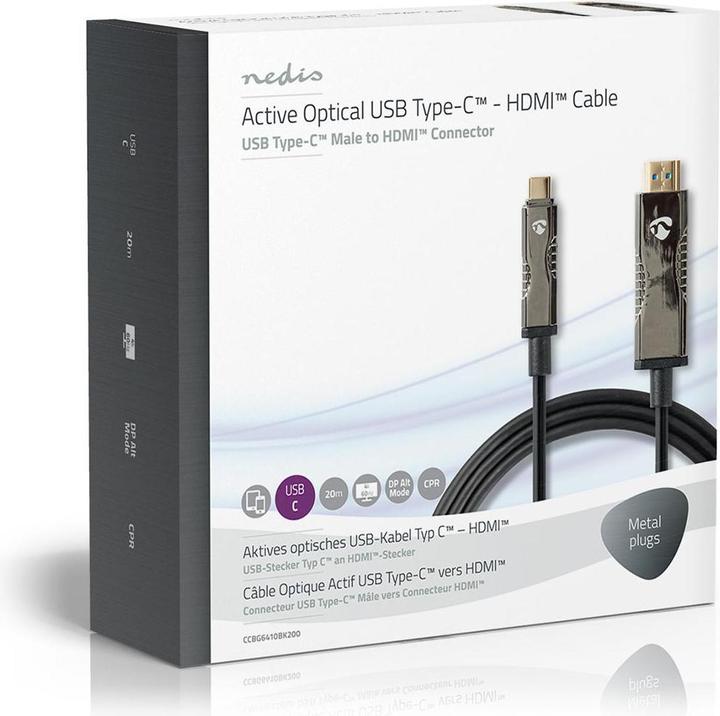 Produktbild Nedis HDMI – USB C (20 m, HDMI)