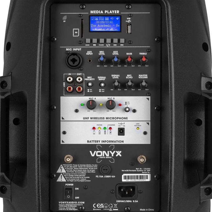 Immagine prodotto Vonyx Verve38 (Attivo, 1x 800 W)
