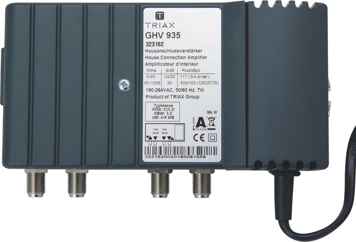 Productafbeelding Triax GHV 935 TV-signaalversterker 47 (Versterker)