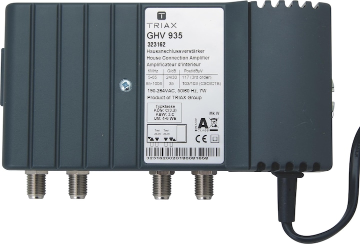 Immagine prodotto Triax Amplificatore di segnale TV GHV 935 47 (Amplificatore)