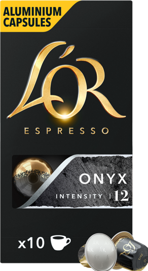 Image du produit L’OR Espresso L'Or Espresso Onyx Capsule de café 10 pièce(s) (10 x Port.)