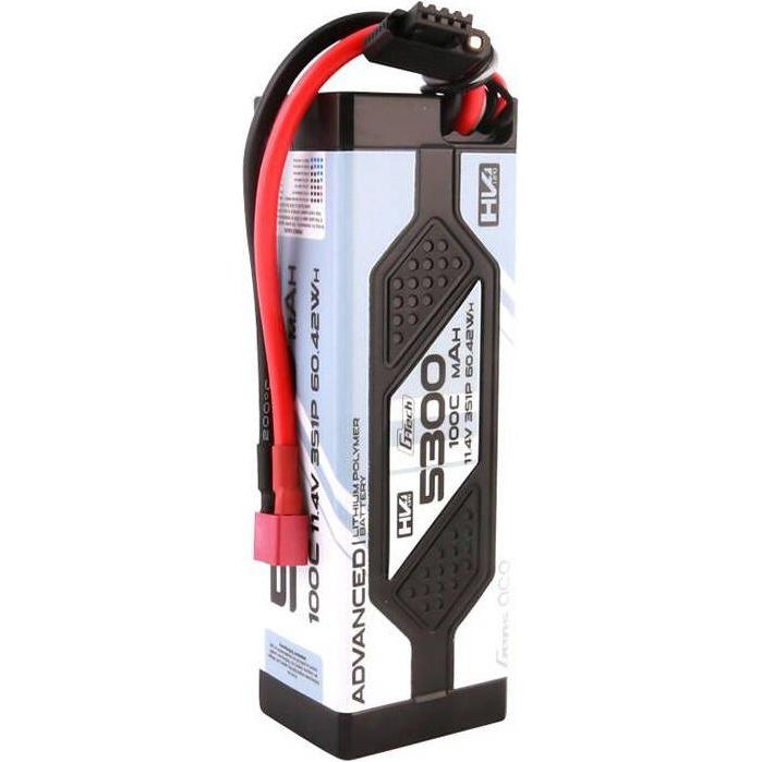 Thumbnail - Gens Ace Advanced G-Tech 5300mAh 11.4V 3S1P 100C HV car Lipo Battery Pack Hardcase with Deans Plug (11.40 V, 5300 mAh)