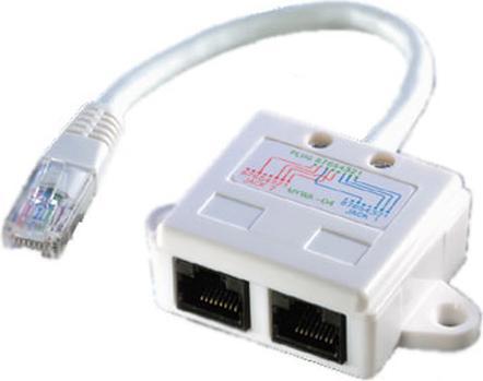Actual product image Value RJ45 T-adapter (RJ45, RJ45 (2x))