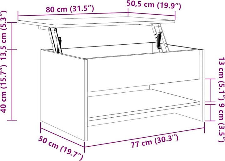 Immagine prodotto vidaXL Berky (80 x 50 x 40 cm)