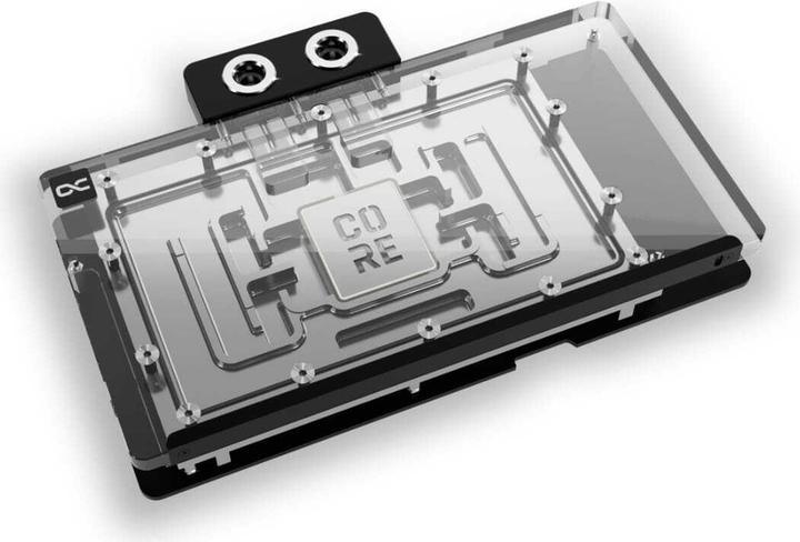 Alphacool Core Geforce RTX 5090 Gaming + Windforce (transparent/silber, mit Backplate)
