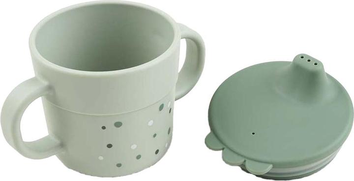 Actual product image Done by Deer Trinklernbecher Foodie Happy dots Grün