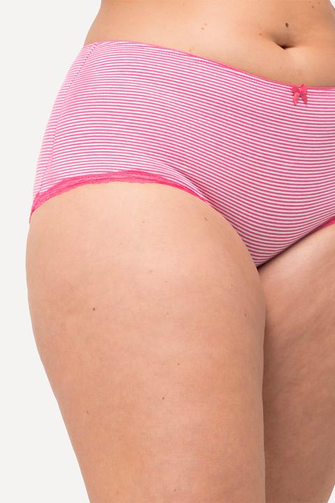 Immagine prodotto Ulla Popken Hipster in confezione da tre con pallini/righe/tinta unita (50, 52)