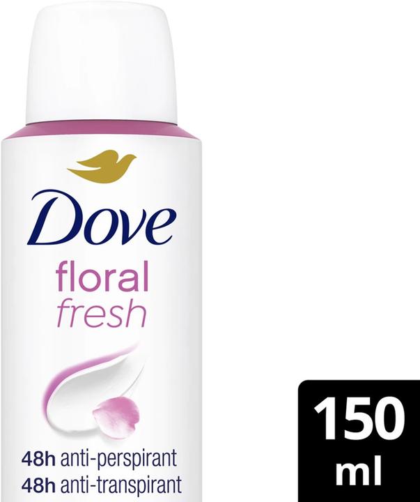 Actual product image Dove Floral Fresh Antiperspirant Spray - 150 Ml (Spray, 150 ml)