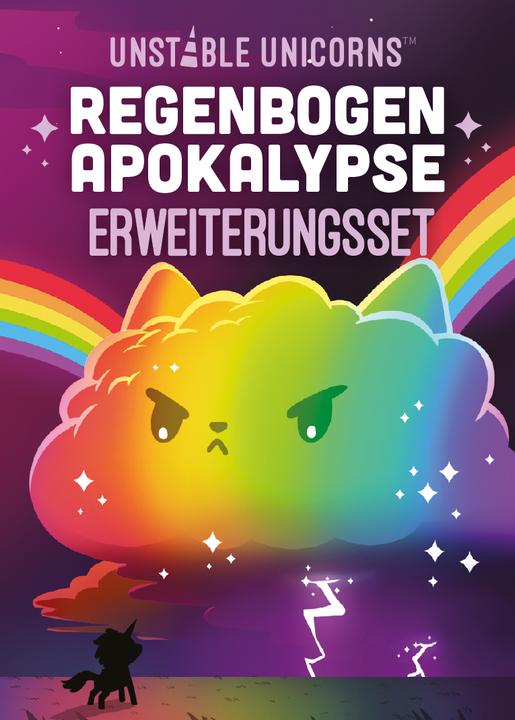 Actual product image Unstable Games TTUD0006 - Unstable Unicorns - Rainbow Apocalypse, for 2-8 players, from 18 years, DE expansion. (German, 2 - 8 Players)