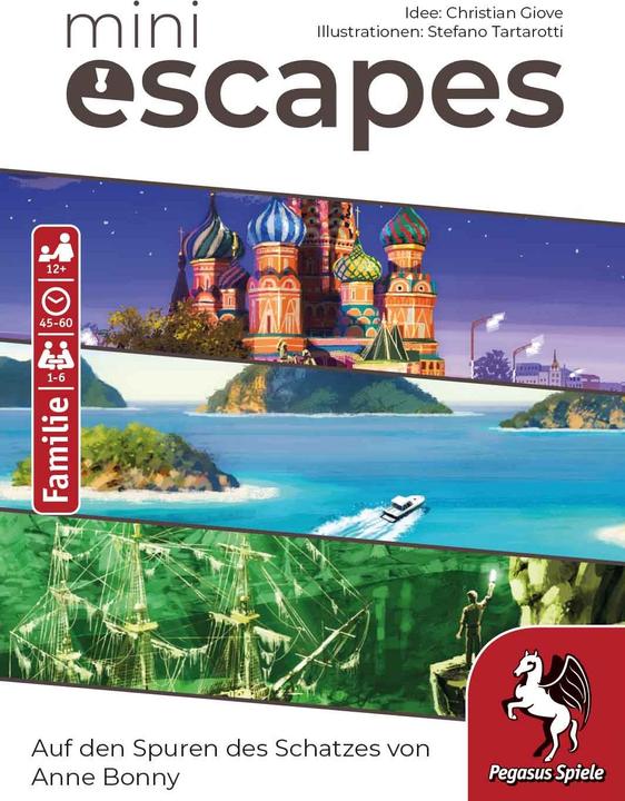 Produktbild Pegasus MiniEscapes - Auf den Spuren des Schatzes von Anne Bonny (Deutsch, 1 - 6 Spieler)