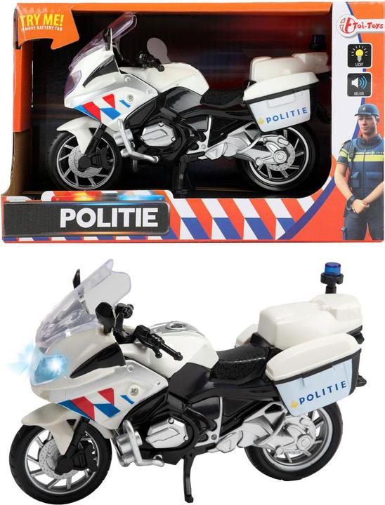Actual product image Toi-Toys Dutch police motorbike with light and sound