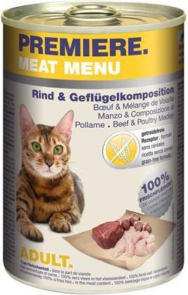 Actual product image Premiere Meat Menu Beef & Poultry Composition (Adult, 400 g)