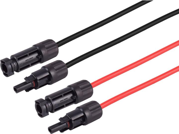 Actual product image Shiverpeaks S/CONN maximum connectivity extension, 4mm², set of 2 red/black, 10m (10 m)