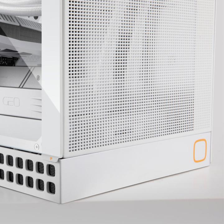 Actual product image Geometric Future King Arthur Midi-Tower case - white (E-ATX)