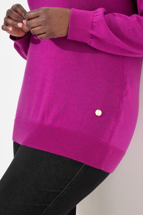 Produktbild Ulla Popken Rollkragen, Pullover, Merinowolle, Classic Fit, Langarm (42, 44)