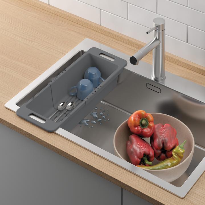 Actual product image Metaltex Spülkorb Drain-Flex ausziehbar
