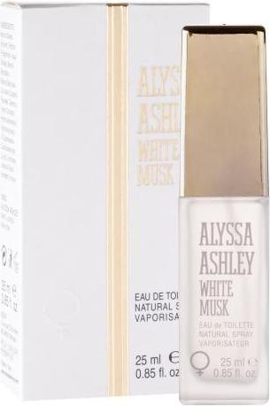 Actual product image Alyssa Ashley White Musk 25ML) (Eau de toilette, 25 ml)