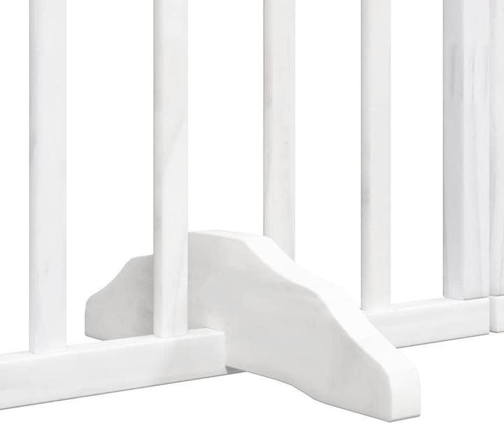 Produktbild vidaXL Hundetor mit Tür Absperrgitter Hunde Schutzgitter Faltbar 9-tlg. Holz (50 cm)