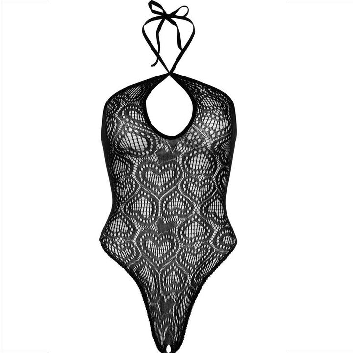 Image du produit Leg Avenue Corps Neckholder Sans Couture En Noir (Taille unique)