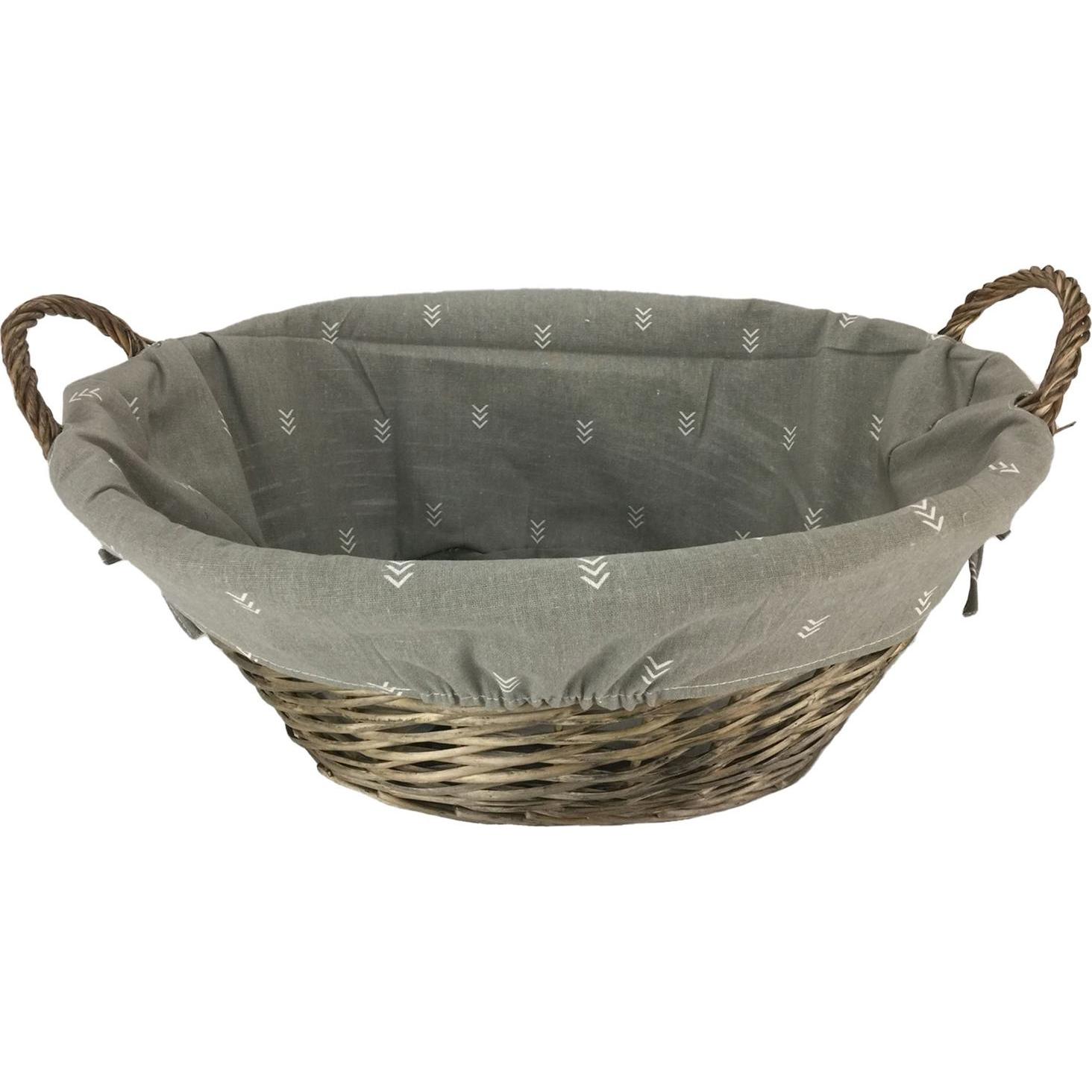 HTI-Living, Aufbewahrungskorb, Aufbewahrungskorb 57 x 44 cm Weide (1 x, H, B)