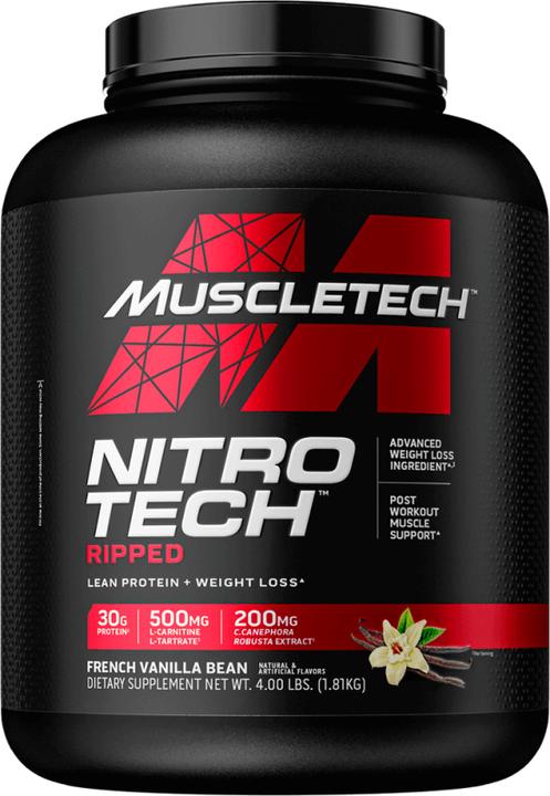 Muscle Tech Performance Series Nitro-Tech Ripped (French Vanilla Swirl, 1 pcs, 2092 g)