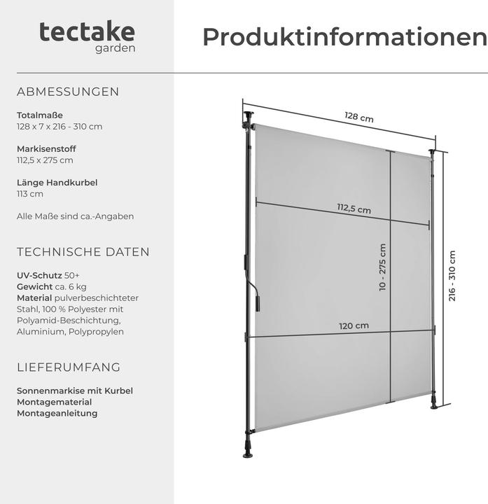 Image du produit tectake Taija (1.28 m)