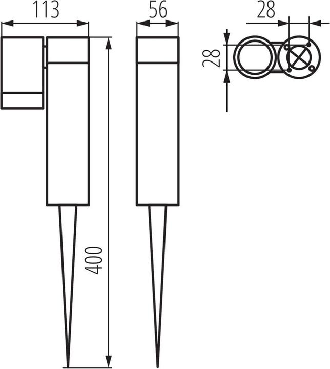 Produktbild Kanlux Usti (GU10, IP54)